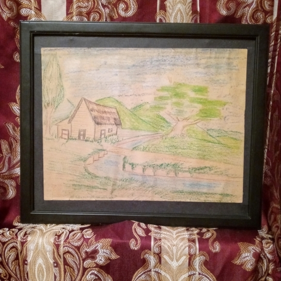 Handmade Other - Hand drawn/painted wall art